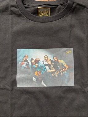 Vintage 🔥 Rare Golden Boy “Watch the Throne” Backstage Graphic Tee – Size L 🔥